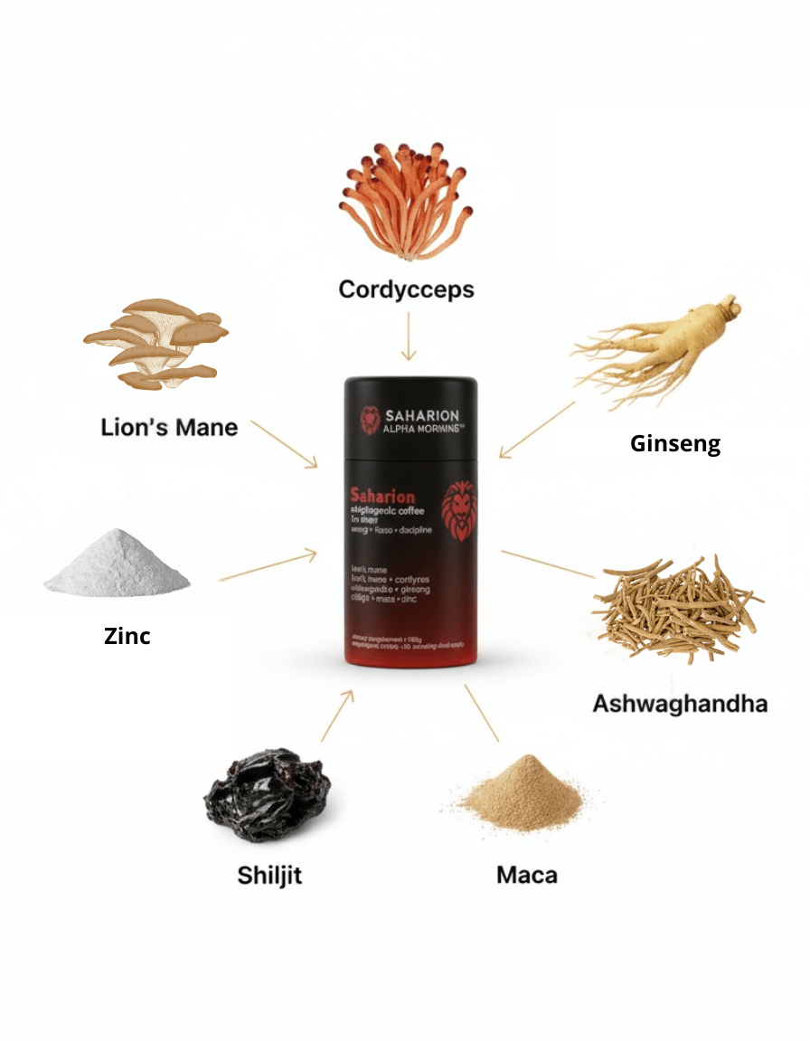 Saharion — Alpha Morning™ Adaptogenic Coffee