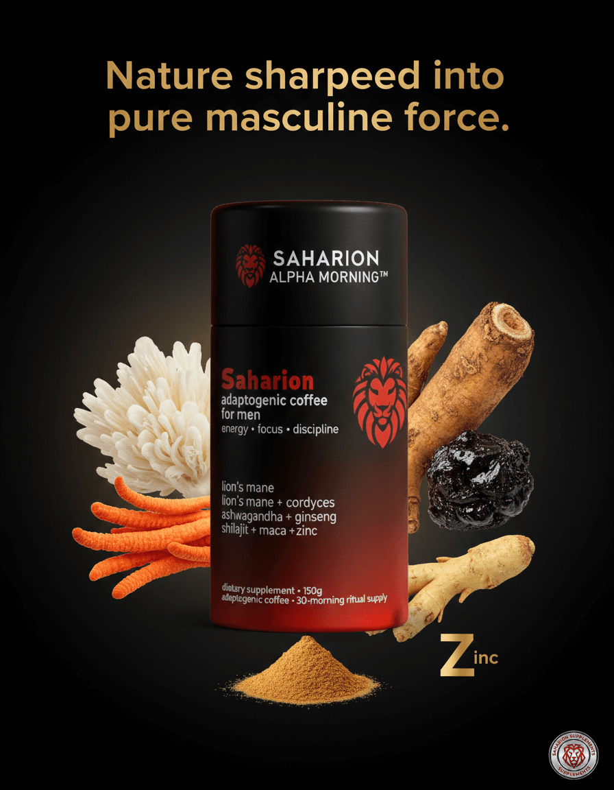 Saharion — Alpha Morning™ Adaptogenic Coffee